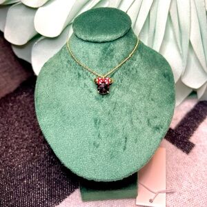 New Disney Minnie Mouse Fine Jewelry Necklace.